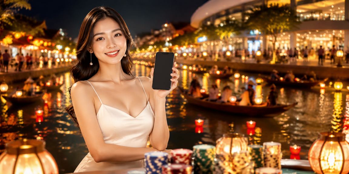 Chợ đêm Hội An minh họa việc đọc điều kiện trước khi nhận ưu đãi